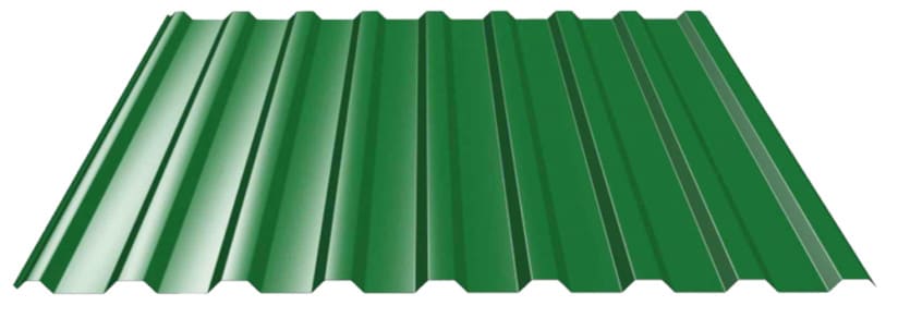Профнастил ПК-20 RAL 6005 (Зеленый) от 30 см - до 12 м — Ясиноватая